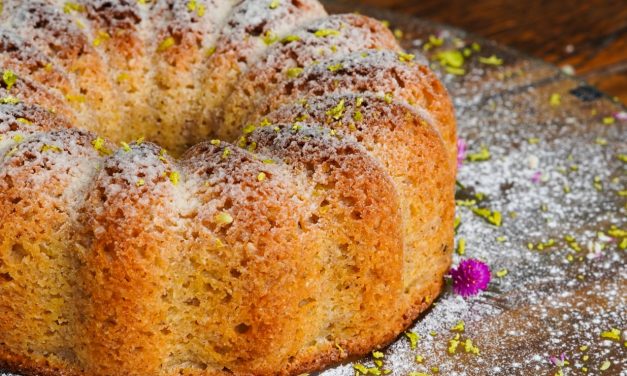 Receita de bolo low carb de Limão Siciliano, Amêndoas e gengibre
