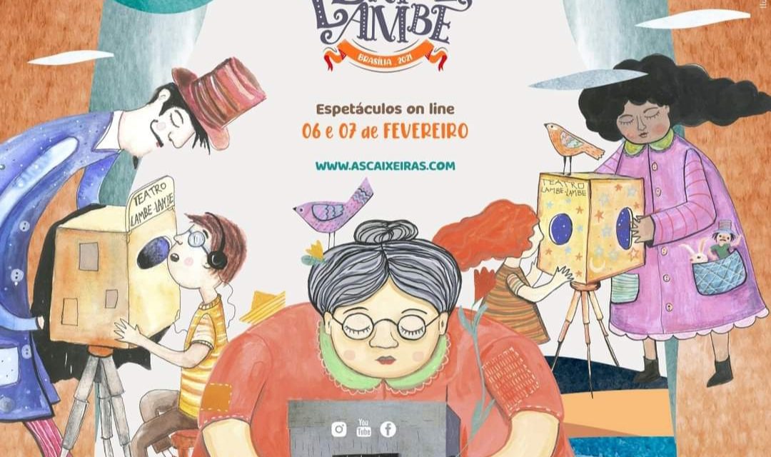 As Caixeiras Cia de Bonecas apresentam o II Encontro de Teatro Lambe-lambe de Brasília.