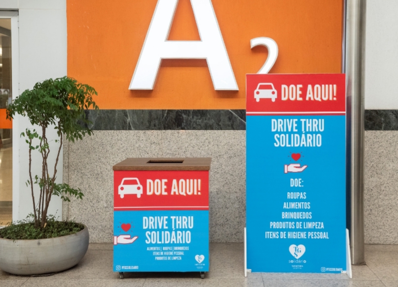 Taguatinga Shopping promove Drive Thru Solidário