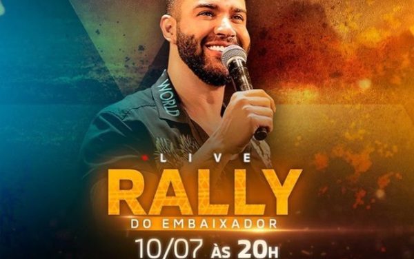 Live de Gusttavo Lima em Brasília terá rally de carros acontecendo simultaneamente ao seu show