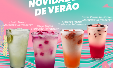 Starbucks traz novidades refrescantes para o menu de verão com Frozen Refreshers