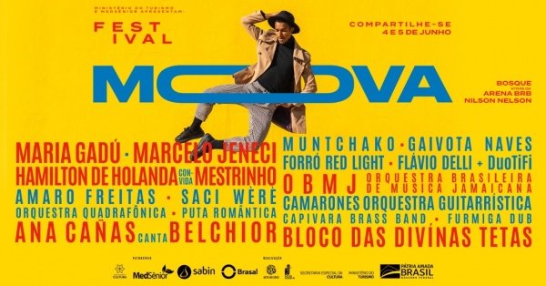 Festival MOVA traz Maria Gadú, Ana Cañas e Marcelo Jeneci