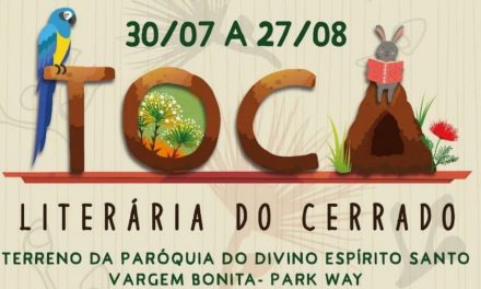 Toca Literária do Cerrado promove encontro da arte com a sustentabilidade