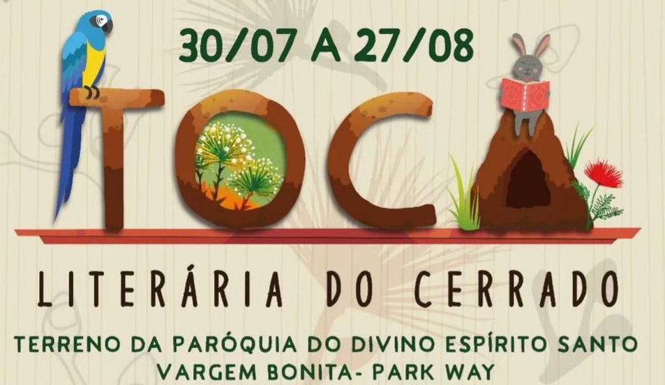 Toca Literária do Cerrado promove encontro da arte com a sustentabilidade