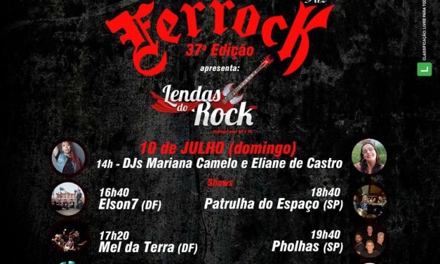 Ferrock recebe seis bandas locais e nacionais neste domingo (10)