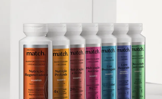 Boticário apresenta nova linha Match Nutrição Regeneradora, reforçando ciência e formulações inovadoras no mercado de haircare