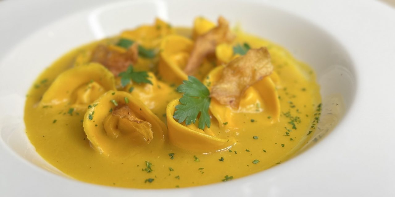 Cappelletti in Crema do chef Divino Barbosa no Solo Ristorante até 27 de julho