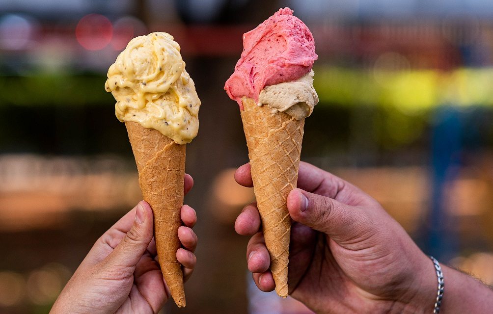 Cremeria Italiana aposta em sorvetes sabores de festa junina e faz sucesso no inverno brasiliense 