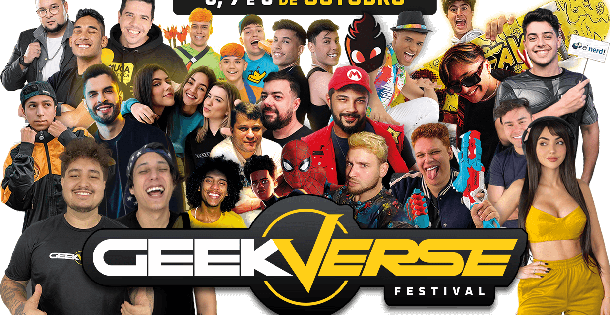 GeekVerse Festival ocorre de 6 a 8 de outubro no Taguatinga Shopping