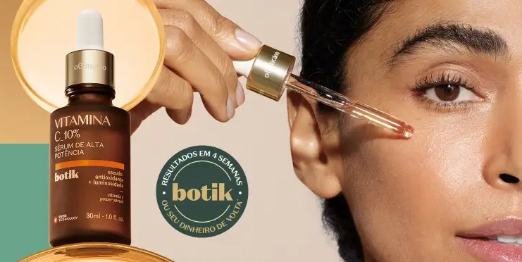 Pele luminosa e protegida: com ultraconcentração de ativos, Botik apresenta linha completa de vitamina C