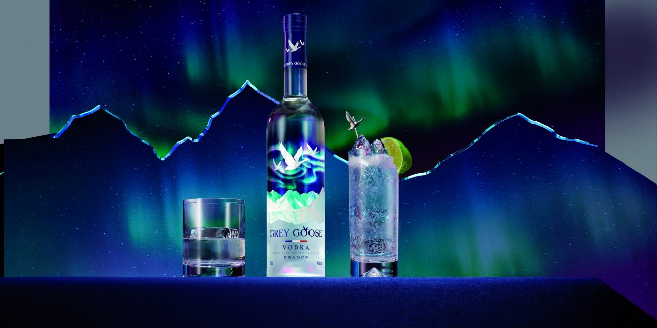 Grey Goose lança garrafa de edição limitada inspirada na Aurora Boreal