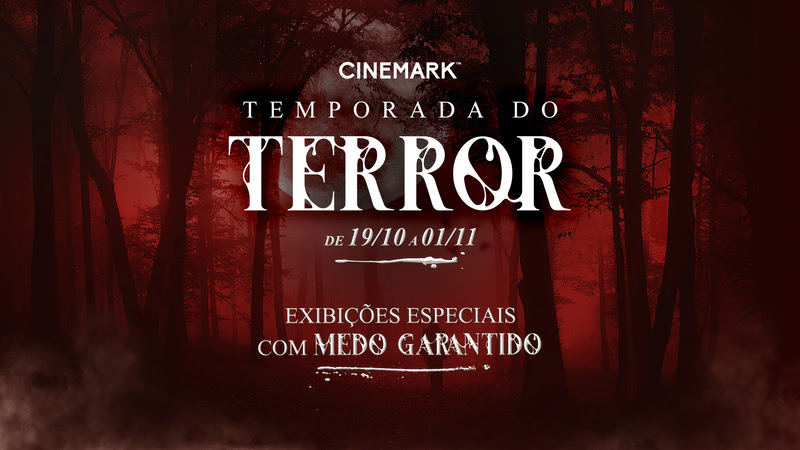 Temporada do Terror no Cinemark traz os sucessos mais assustadores do cinema por valor promocional
