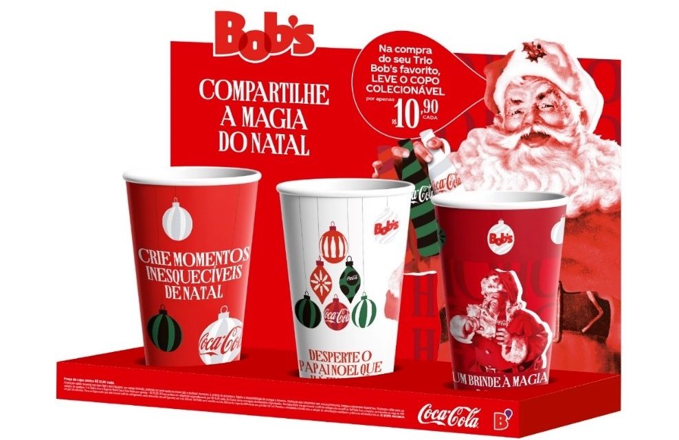 Bob’s lanca parceria inédita com a Coca-Cola em campanha de Natal