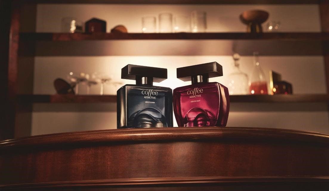 O Boticário apresenta novo Coffee Addictive fragância com notas orientais aromáticas e frutais em fragrâncias e loções para o corpo