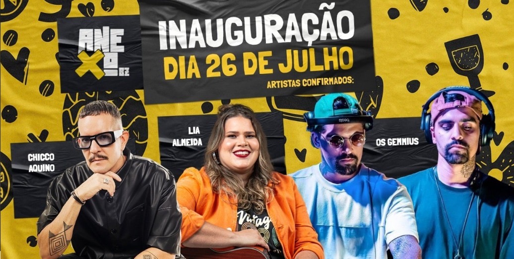 ANEXO BZ inaugura com DJ Chicco Aquino e Lia Almeida