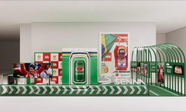 Guaraná Antarctica promove experiência interativa em homenagem a Ayrton Senna no Conjunto Nacional de Brasília 
