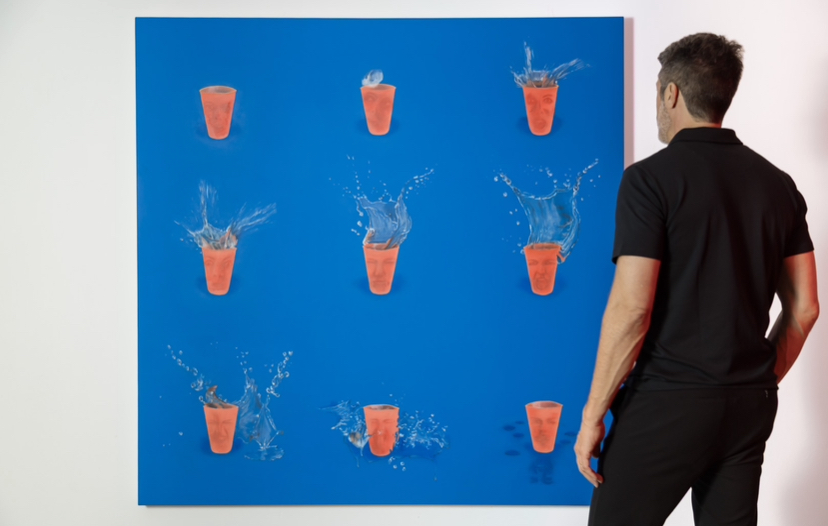 ARTISTA ROGÉRIO RÓSEO REALIZA SUA PRIMEIRA EXPOSIÇÃO PADRÕES VIBRATÓRIOS NO ESPAÇO OSCAR NIEMEYER