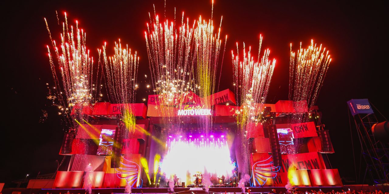 <strong>Capital Moto Week celebra a força do rock com 107 shows na programação</strong>