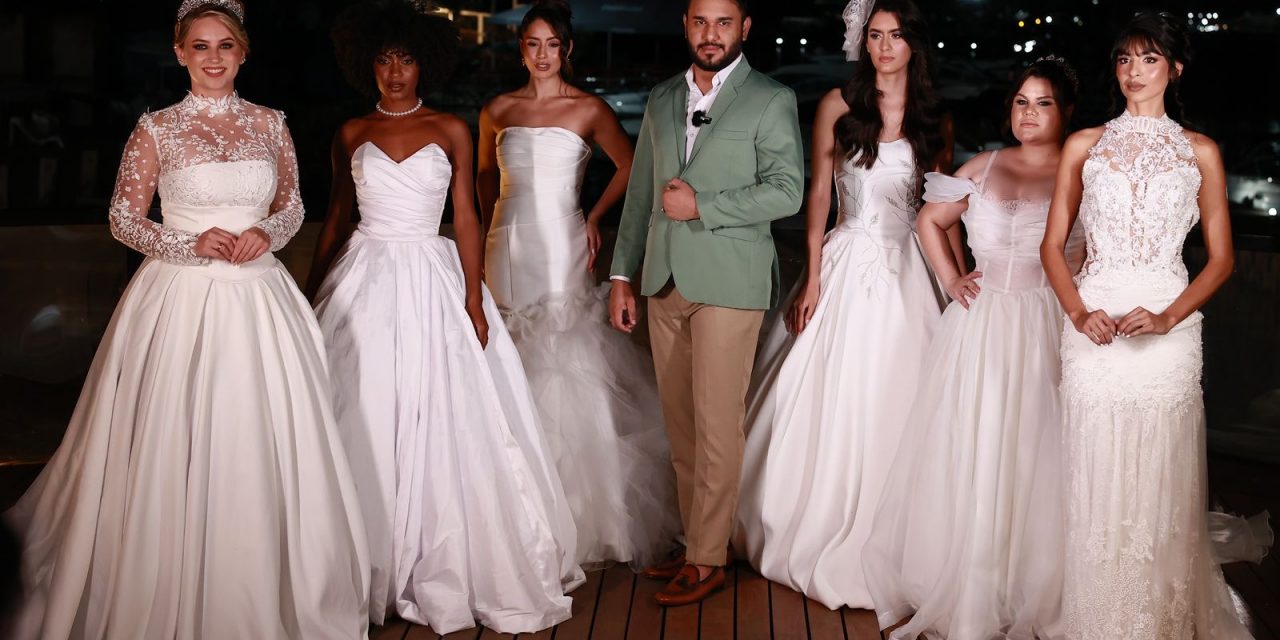 Desfile da Carlos Eugenio Bride apresenta coleção ‘Brisa’ com vestidos autorais cheios de estilo