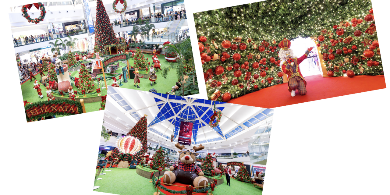 NATAL NAS ALTURAS, LUZES, ENCANTO E EMOÇÃO NO PARKSHOPPING