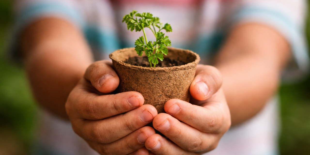 Oficinas de plantio de hortaliças animam as férias das crianças no Boulevard Shopping