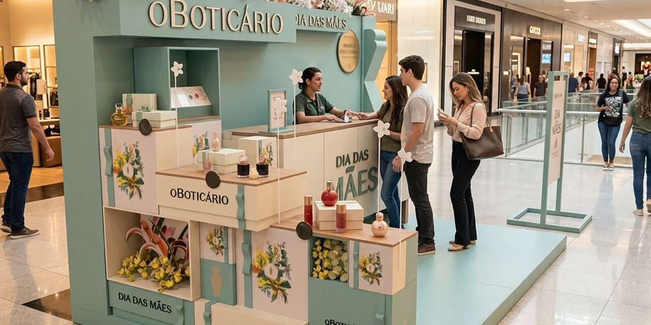 O Boticário celebra o Dia das Mães com ativação especial no Taguatinga Shopping