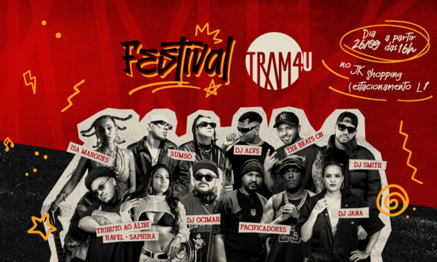 Festival TRAM4U reúne música, cultura urbana, arte e gastronomia no JK Shopping